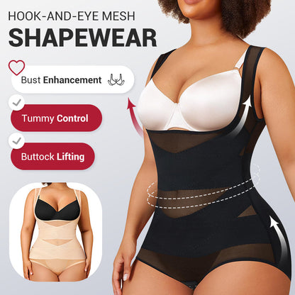 🔥Lättviktig Yoga Bodysuit Shaper i mesh för kvinnor👙💃