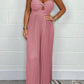 🌷Lägsta pris för nya modeller  🌷Pure färg tub topp jumpsuit
