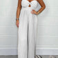 🌷Lägsta pris för nya modeller  🌷Pure färg tub topp jumpsuit