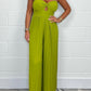 🌷Lägsta pris för nya modeller  🌷Pure färg tub topp jumpsuit