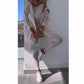 🥰Säsongserbjudande till superlågt pris🥰Cardigan med huva, väst, byxor. Sweatshirt 3-delat set💗