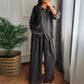 🌺HET REA 50% RABATT🌺 Hem Drawstring Topp och Vida Byxor 2-delars Set