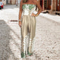 🔥50% rabatt🔥Kvinnors sexiga sommar tryckt lös passform axelbandslös jumpsuit