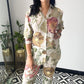 🥰Säsongserbjudande till superlågt pris🥰Casual tvådelat set med blommigt tryck