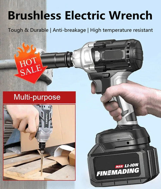 🔥 Julförsäljning 50% OFF -😎Borstlös elektrisk skiftnyckel🧰