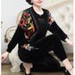 🥰 Sesongtilbud til superlav pris 🥰Elegant tryckt topp och byxor med fickor 2-delars set