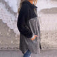 ✨Få 50% rabatt💖Kvinnors lång skjortjacka i denim med sherpa-foder