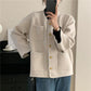 ✨Få 60% rabatt💖 Simple Temperament Metal Button Short Coat för kvinnor