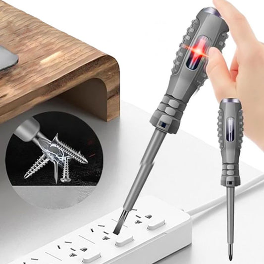 🔥2-in-1 Hög vridmoment stark magnetisk skruvmejsel Elektricitetsdetektor