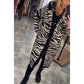 🌷Nyheter för hösten 50% rabatt✨Trendig kappa med zebra- och leopardmönster för kvinnor