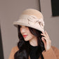 ✨Få 50% rabatt💖Dam Vinter Varm Elegant Hatt med Slips