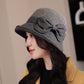 ✨Få 50% rabatt💖Dam Vinter Varm Elegant Hatt med Slips