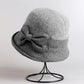 ✨Få 50% rabatt💖Dam Vinter Varm Elegant Hatt med Slips