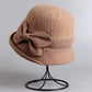 ✨Få 50% rabatt💖Dam Vinter Varm Elegant Hatt med Slips