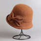 ✨Få 50% rabatt💖Dam Vinter Varm Elegant Hatt med Slips