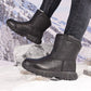 ✨Få 50% rabatt💖Plush Lining Warm Leather Snow Boots