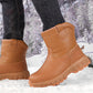 ✨Få 50% rabatt💖Plush Lining Warm Leather Snow Boots