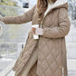 ✨Vintererbjudande💖Women's Winter Hooded Long Coat with Belt
