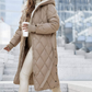 ✨Vintererbjudande💖Women's Winter Hooded Long Coat with Belt
