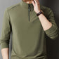✨Vintererbjudande💖Men's Tops with Half Zipper and Long Sleeves