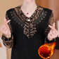 Elegant Tjock Varm Leopardmönstrad Topp (50 % RABATT)