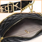 Mode Elegant Crossbody Checker Bag i midjan
