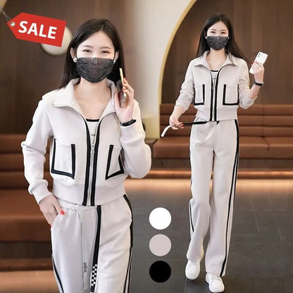 🎅🎄Jul tidig försäljning 40% off🎄fashion casual lös långärmad sportdräkt för kvinna