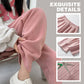 🔥 Hot Sale 🔥 Kvinnor Chenille Sticked Wide Ben Pants (46%rabatt)