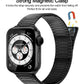 Bambu loopback rostfritt stål band för Apple Watch