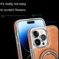 Luxury Leather Invisible Stand iPhone fodral