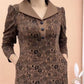 LAPEL V-NECK Slim Fashion Long Sleeve A-line klänning (49%rabatt)