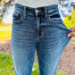 🔥Nyårsrea 50% rabatt🔥 Jeans med mageskydd och manschett i smal passform