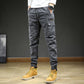 Herrmode Casual Multi-Pocket Apate Sweatpants